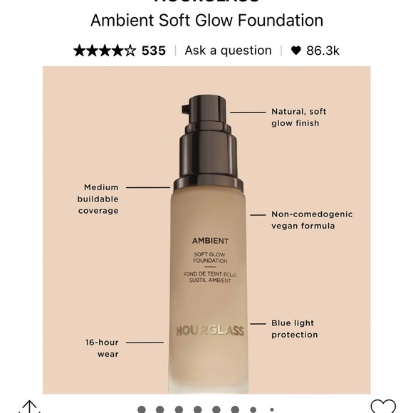 Brand new hourglass ambient foundation in shade 5.5 - Picture 4 of 6